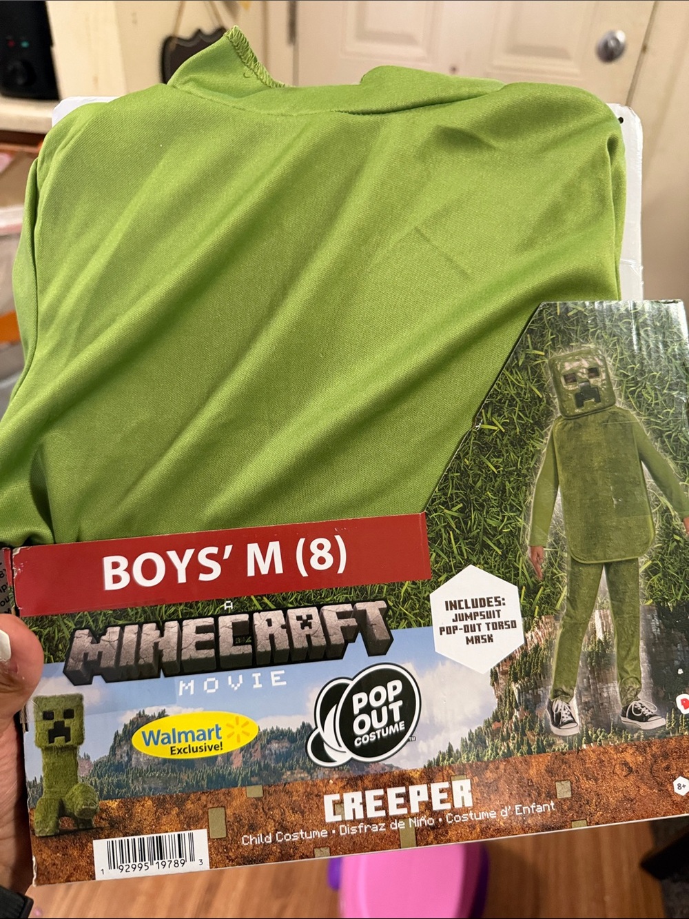 Disguise Minecraft Creeper Costume Green